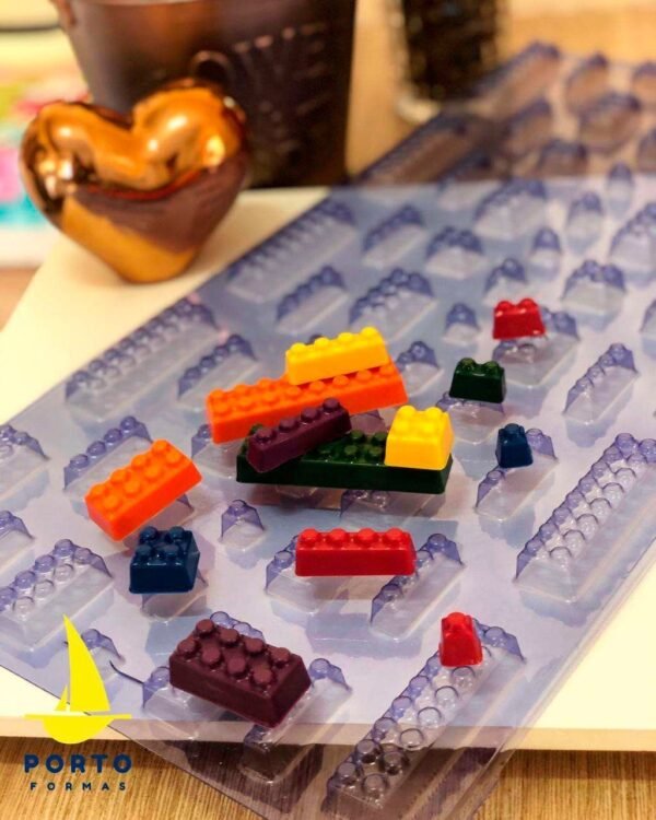 Molde Lego Chocolate