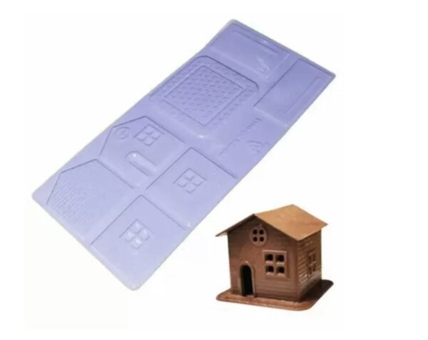 Molde Casa Chocolate Armable - Imagen 2